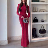 New Women's Black Pearl Dress HZ1208