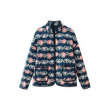 Women's Clothing 2025 Autumn 11 Thin Cotton Clothes Printed Collar Double Pocket Cotton Jacket Loose Coat HZ1225