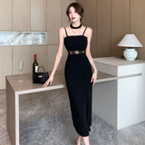 2025 Autumn Temperament New Lace Open-Shirt Jacket Top + Sling Bottom Dress Two-Piece HZ1225