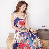 New Sister Wind Two Sets Of 2025 Summer Korean Style V-Necked Sling Dress Fashion Dress Dress Set HZ1225