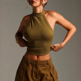 Vintage Cut To Make Old Print Women's Rose Letter Print Street Cool Lazy Slack Feel Top HZ1208