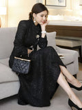 Yu Sister Fan's New Two-Piece Korean Version Of The Famous Woman Temperament Hairy Short Coat + Waist Swing Skirt Hepburn Suit HZ1225