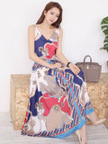 New Sister Wind Two Sets Of 2025 Summer Korean Style V-Necked Sling Dress Fashion Dress Dress Set HZ1225